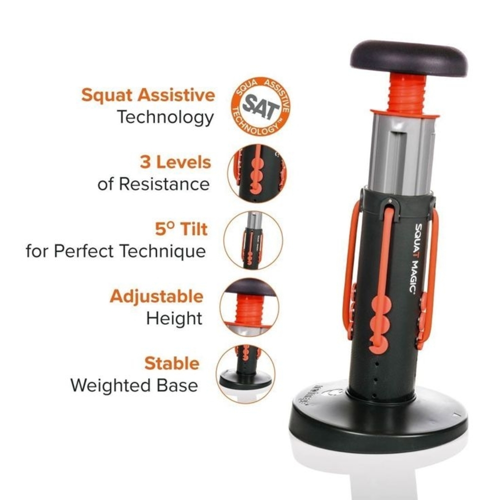 Squat Magic Exercise Equipment with Orange Accents